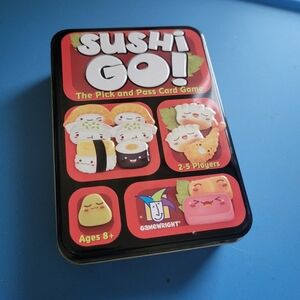 Nwot Sushi Go! Card Game In Tin Strategy Probability 2-5 Player